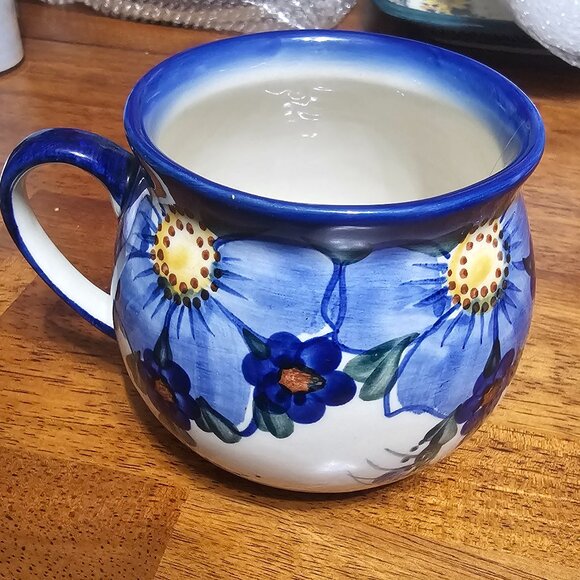 Boleslawiec Polish Pottery Bubble Mug - Picture 6 of 7